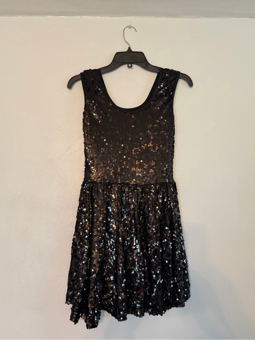 Weissman Black Sequin Dance Dress